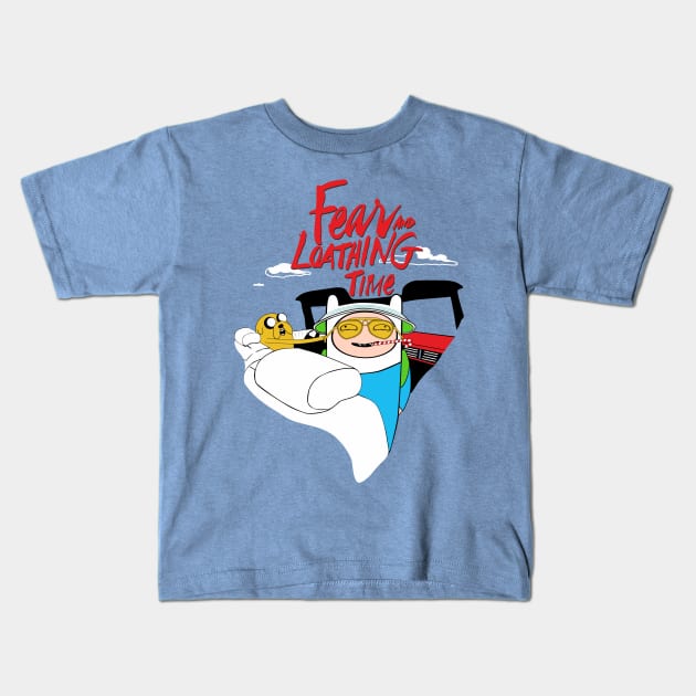 Fear and Loathing Time Kids T-Shirt by Eruparo